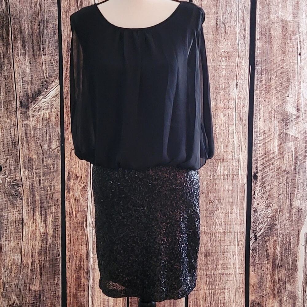 MM Couture by Miss Me Size Medium Black Dress